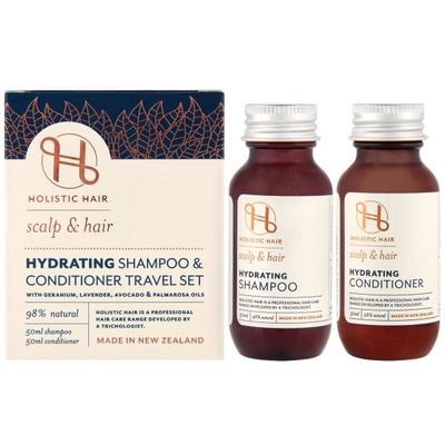 Hydrating Shampoo + Conditioner Travel Set