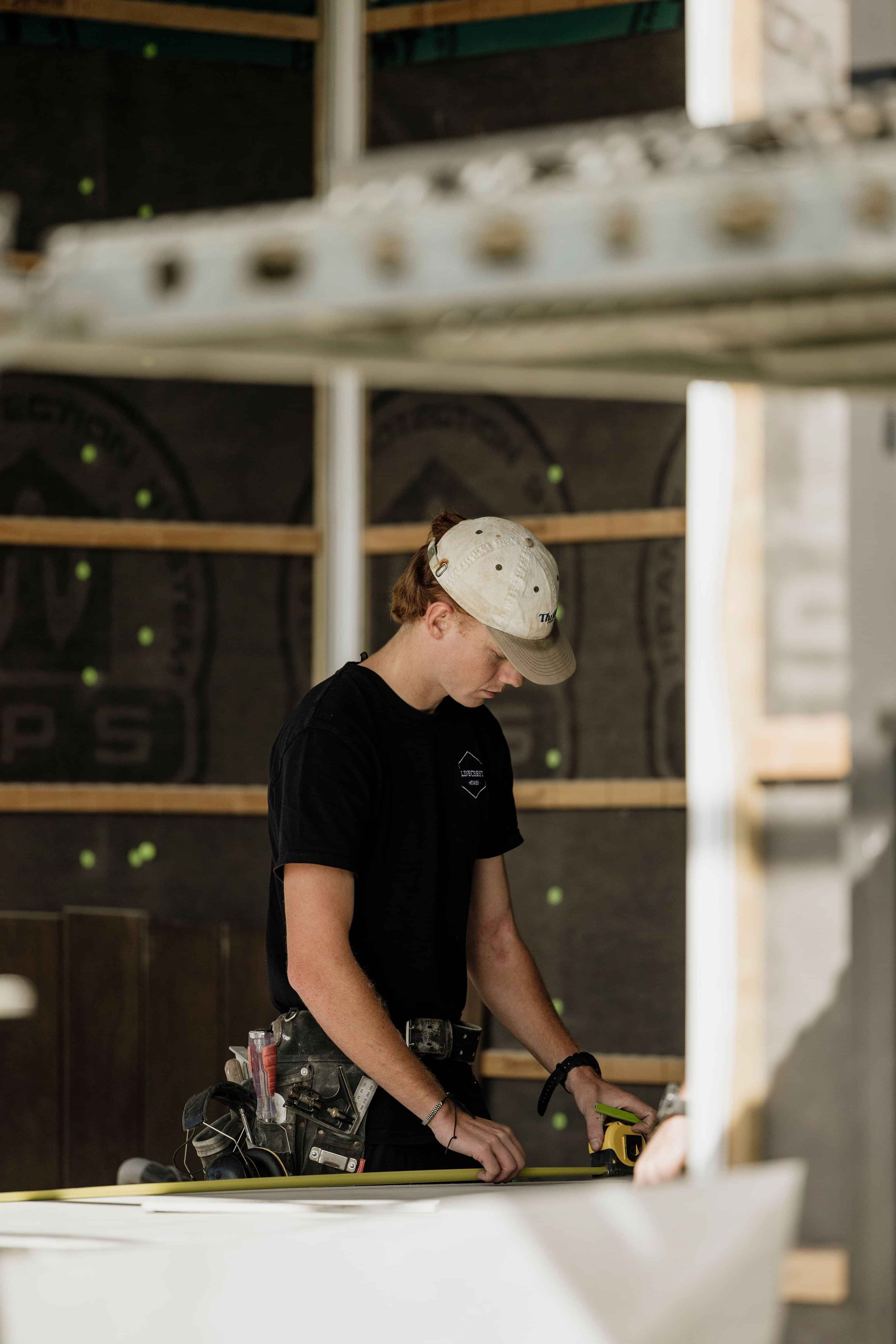 The Linecrest builders focussed on making sure every measurement and material is to high quality standard.