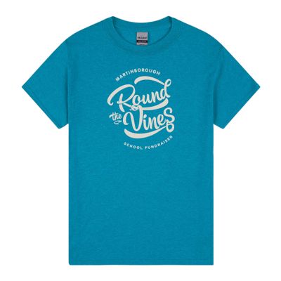 Mens Gilden Tee - Sapphire / Bone Print