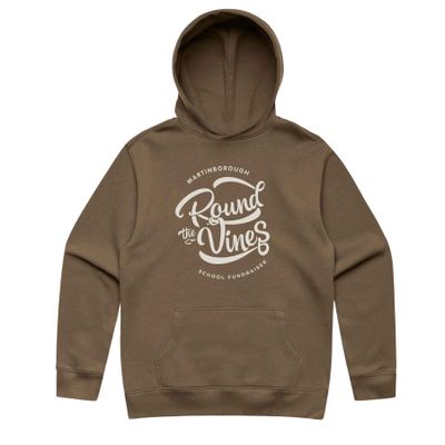 Mens Relaxed Hoodie - Walnut