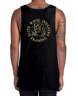 Whakaea Gold Logo Shearing Singlet