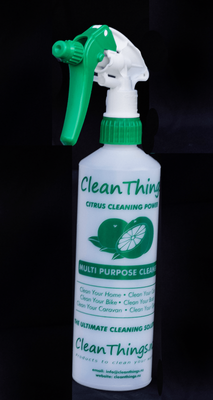 Re-usable empty Spray Bottle Green Multi Purpose Cleaner screenprint