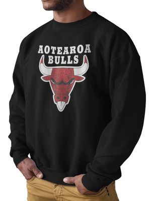 Red Aotearoa Bulls Black Sweatshirt