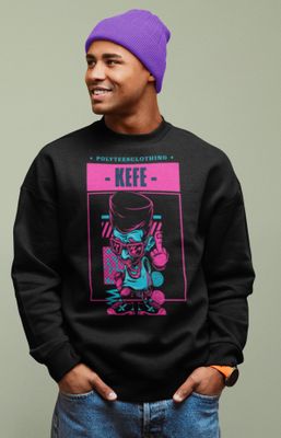 KEFE Black Mens Sweatshirt