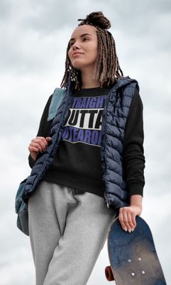 Blue Aotearoa Bulls Womans Black Sweatshirt