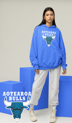 Blue Aotearoa Bulls Womans Hoodie