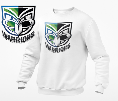 2 Colour Warriors White Sweatshirt