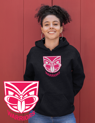 Pink Warriors Hoodie Womans