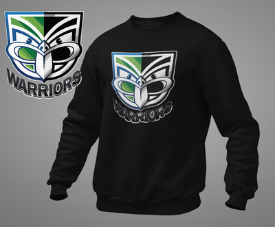 2 Colour Warriors Black Sweatshirt