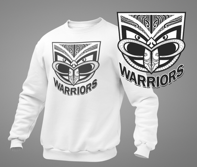 The Warrior White Sweatshirt