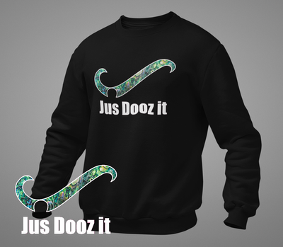 Nike Paua &quot;Jus Dooz It&quot; Black Sweatshirt