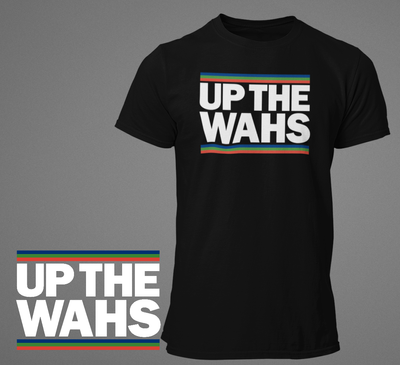 1 Up The Wahs Black T-Shirt