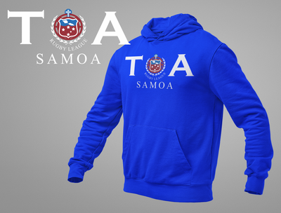 Toa Samoa Rugby League Blue Hoodie