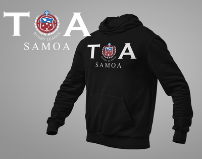 Toa Samoa Rugby League Black Hoodie