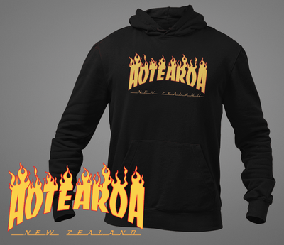 1 Thrasher Aotearoa Black Hoodie