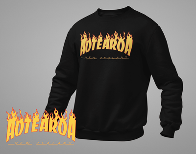 1 Thrasher Aotearoa Black Sweatshirt