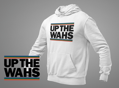 1 Up The Wah&#039;s White Hoodie