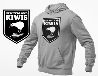 Kiwis Rugby League Grey Hoodie