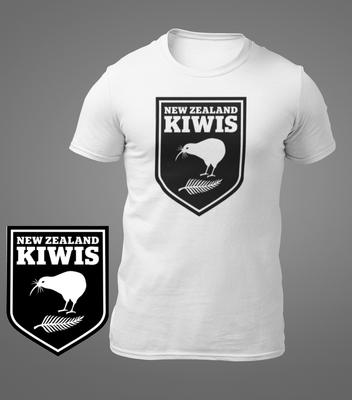 Kiwis Rugby League White T-Shirt