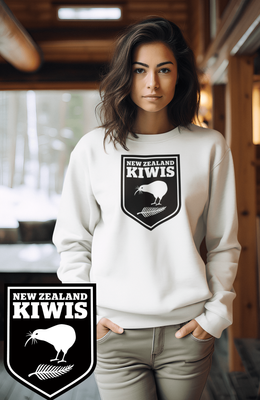 Kiwis Rugby League White Sweatshirt Womans