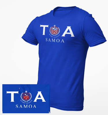 Toa Samoa Royal Blue T-Shirt