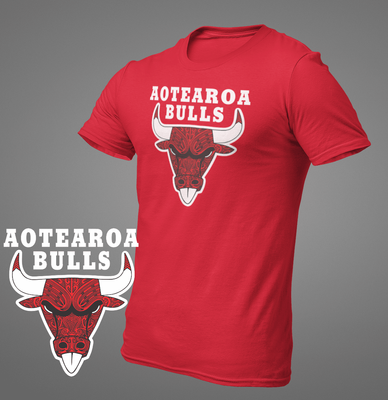 Red Aotearoa Bulls Red T-Shirt