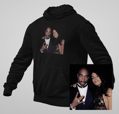 1. Rare Tupac and Aaliyah Black Hoodie