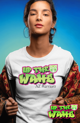 Fresh Prince Up The Wahs Warriors Womans White T-shirt