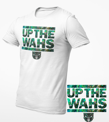 1 PAUA Up The Wahs White T-Shirt