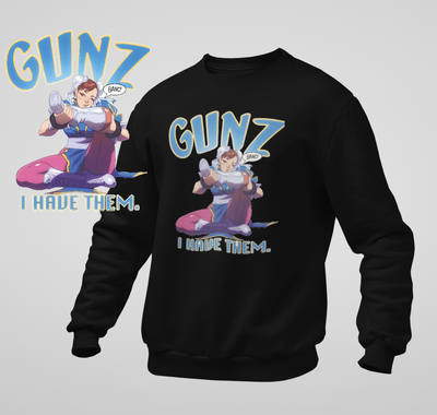 Chun-Li Gunz Black Sweatshirt