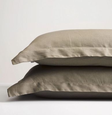 oxford pillowcases olive