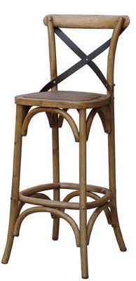 cross backed bar stool