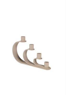 candleholder nami taupe/grey