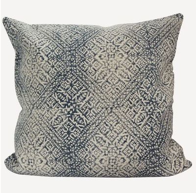 cushion faded indigo