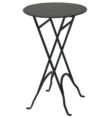 side table round black