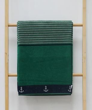 beach towel admiral green