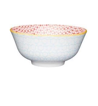 mikasa bowl geo blue