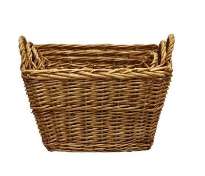 wood basket med