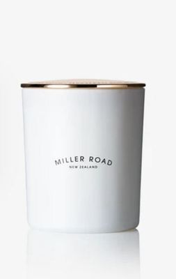 miller road luxury candle white wood