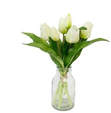 white tulip bouquet