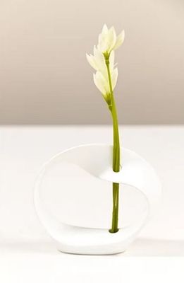 twisted ribbon bud vase