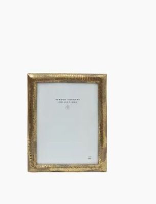 hammered gold photo frame