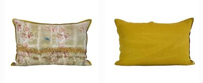 citrine feature cushion