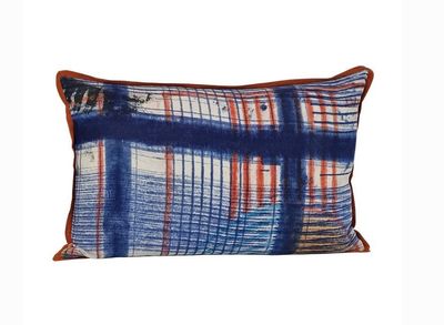 blue feature cushion