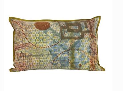 carnelian &amp; citrine feature cushion