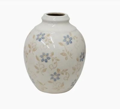 anais ceramic oval vase