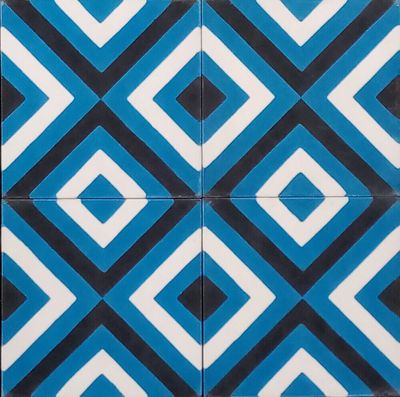 Moroccan Cement Tile M-07 BOX of 12 Tiles