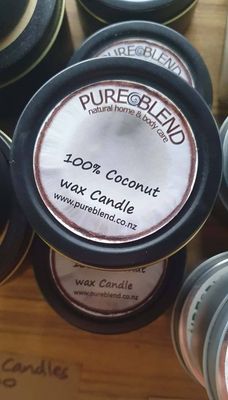 coconut wax candle