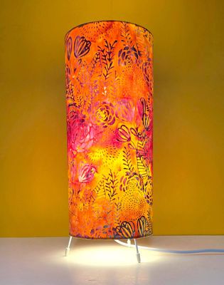 Citrus Pop  &ndash; Orange Tripod Table Lamp