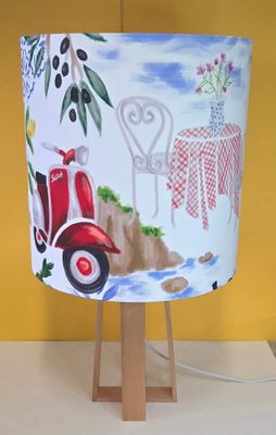 Handmade Italian Coastal Lampshade &mdash; 30cm x 31cm